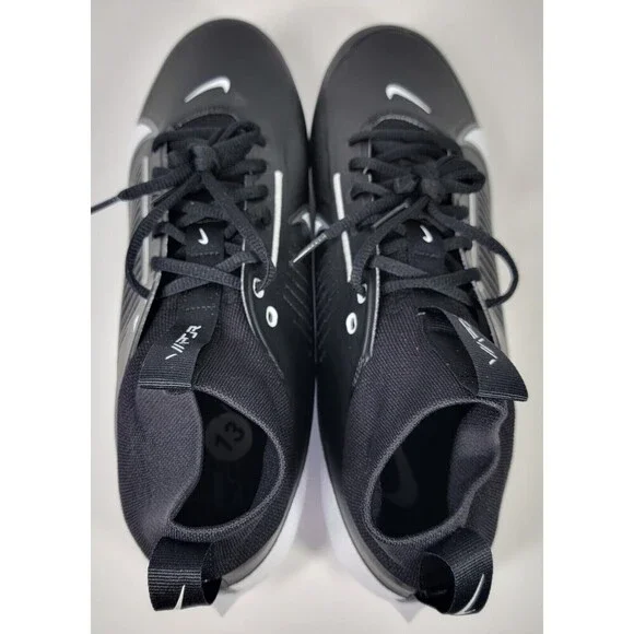Nike Vapor Edge Pro 360 2 Football Cleats Men's US 13 Black/White DA5456-001